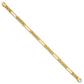 14k Polished 6mm Fancy Open Multi Link 8 inch Bracelet